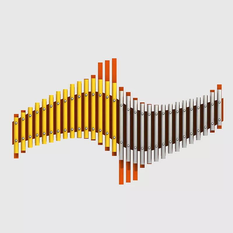 Aluminium aloi permainan handpipes alat muzik luaran