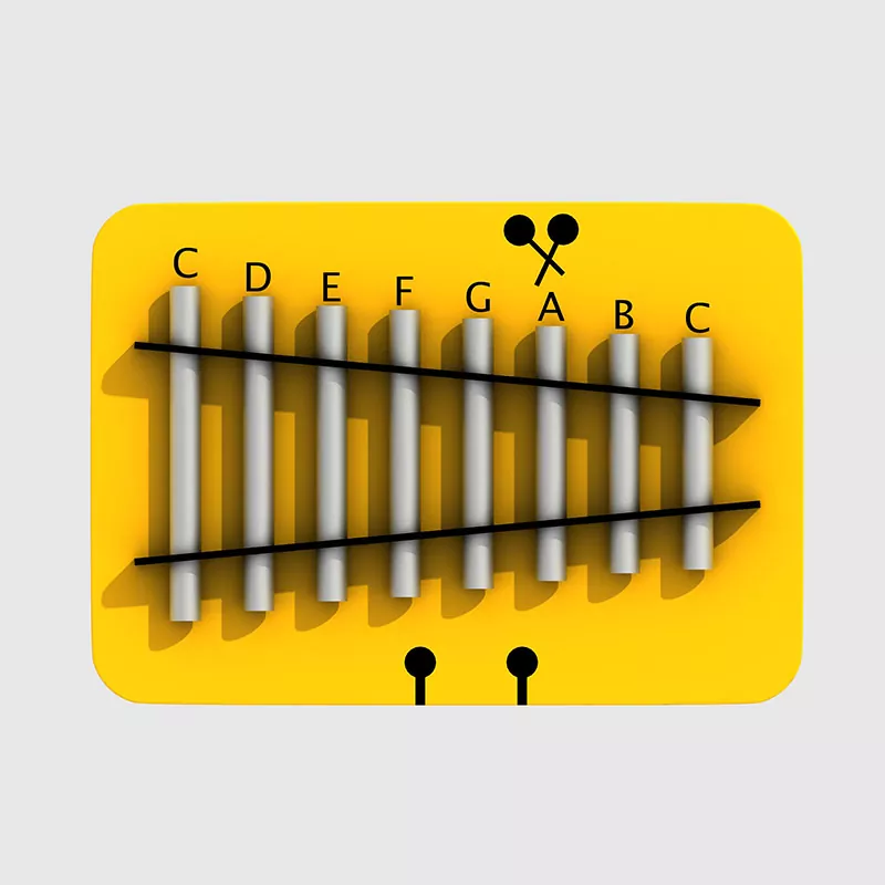 Pagoda Bells Kanak -kanak, Alat Muzik Taman Permainan Tadika Tadika